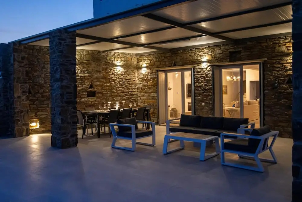 Aegean Whispers Sea Front Villa in Tinos