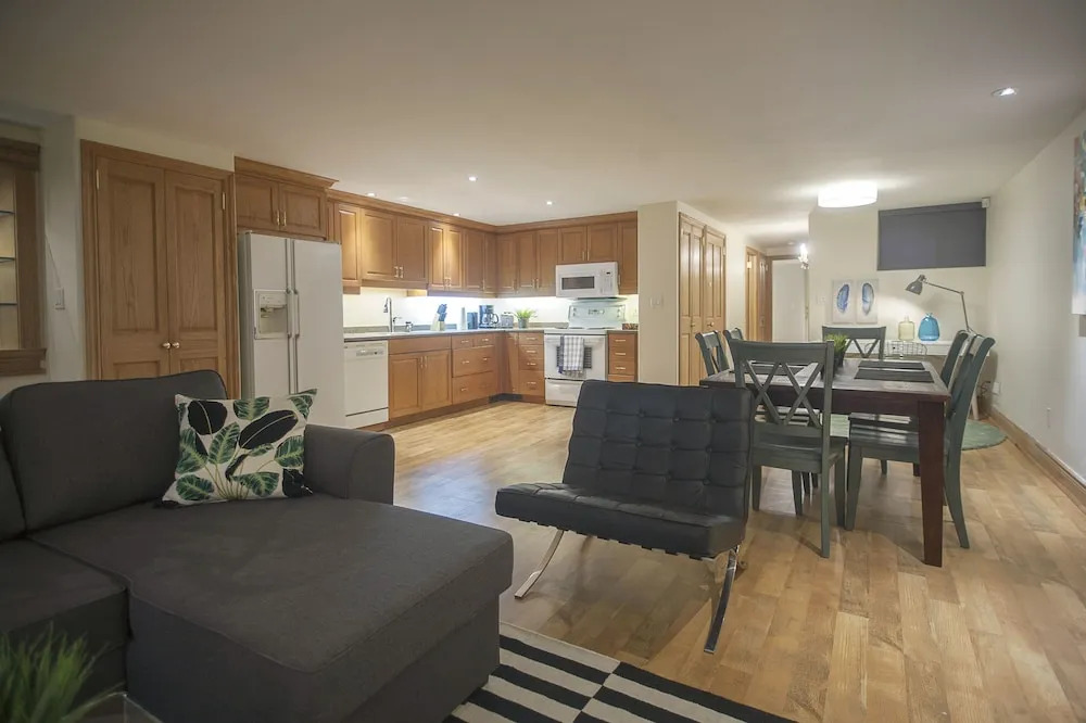 Stunning 1BR Basement Apt - King Size