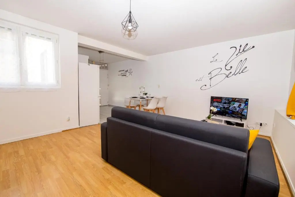 Coeur de ville I 50m² I Netflix I Lit Queen size