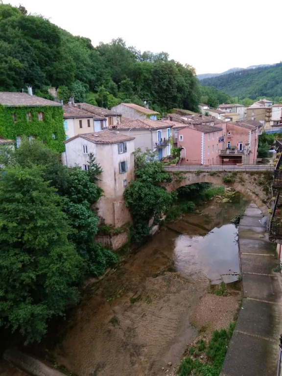Studio in Rennes les Bains, With Wonderful Mountain View and Balcony