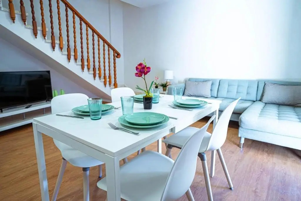 2 bedrooms appartement with city view shared pool and enclosed garden at Arona 1 km away from the beach