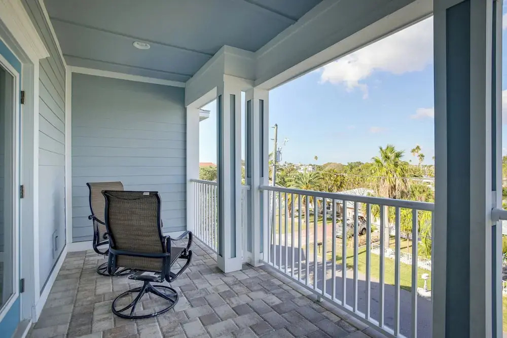 Steps to Shore: Modern Redington Beach Townhome