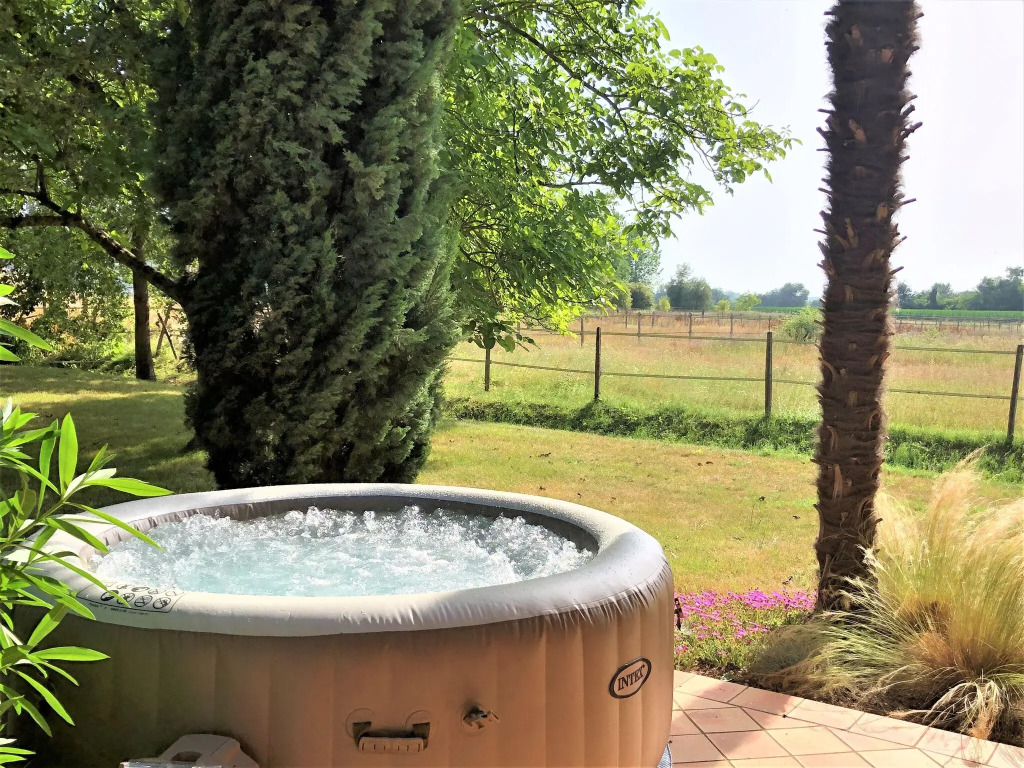 Charming house with private spa and terrace near Duras