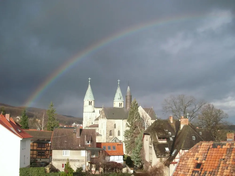 Apartment in Gernrode in the Harz With Amazing View of the Town