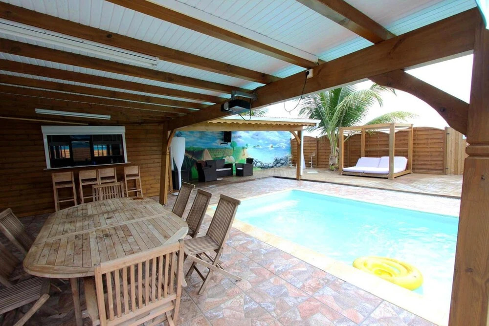 Villa with 2 Bedrooms in Anse-Bertrand, with Private Pool, Furnished Terrace And Wifi - 1 Km From the Beach