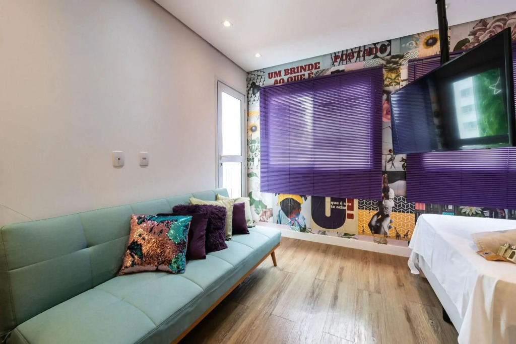 Sky178 Apartamento Moderno Estiloso no Centro de São Paulo Com Vaga