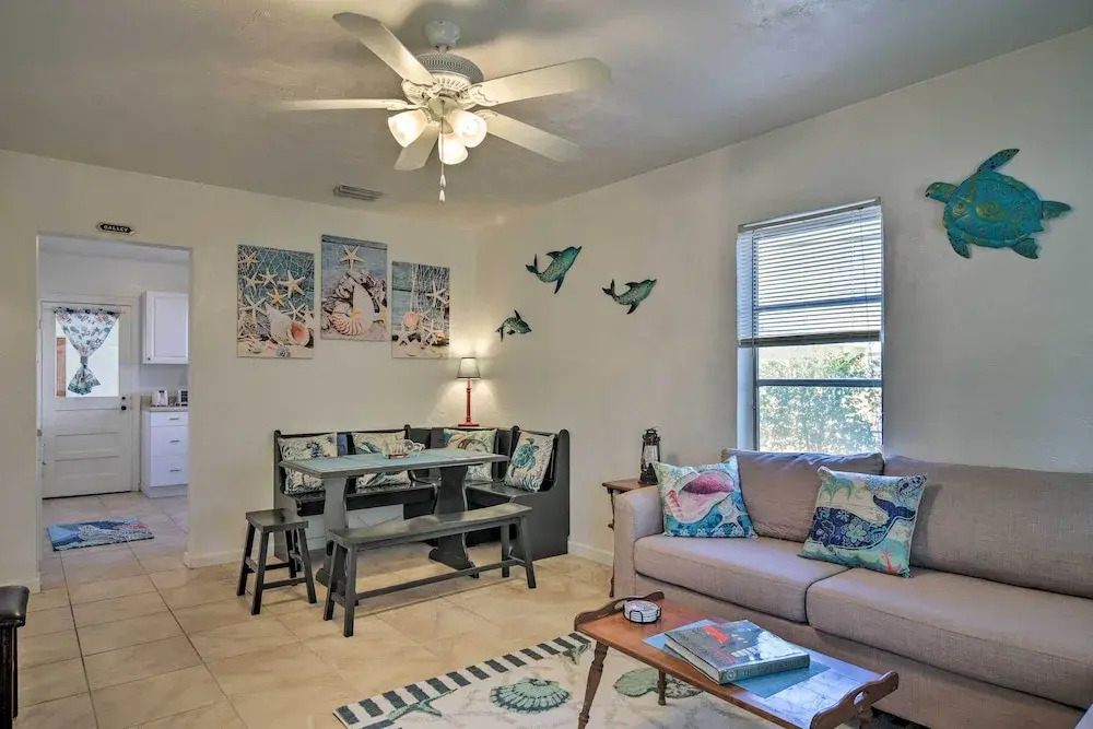 Walk to Beach: Pet-friendly Treasure Island Home