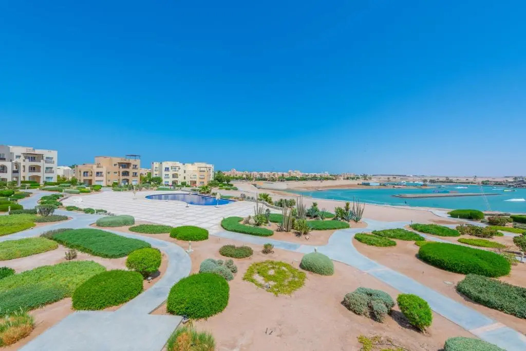 Lagoon View 1BR Apartment in Waterside El Gouna