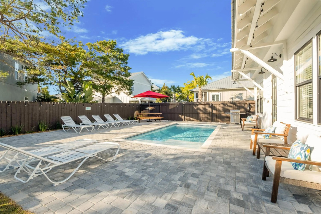 NEW LISTING! Private Heated Pool, Short Walk 2 Beach