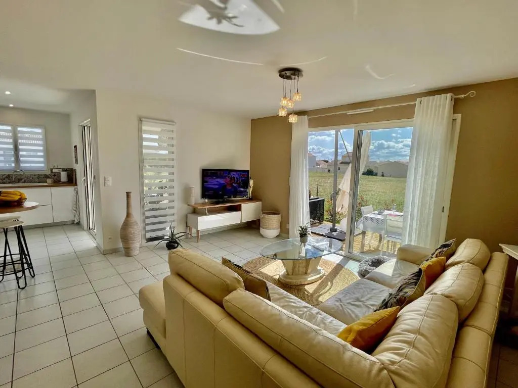 MAISON moderne 6 pers, jardin proche plage¢re