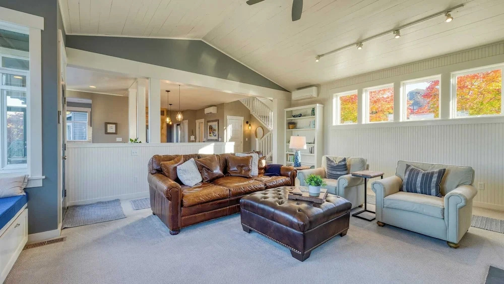 3-home Coastal Retreat w/ Sauna, Firepit & Greenhouse Seabright Haven by Avantstay