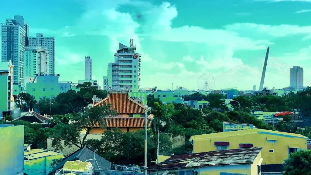 Sena home 4th-Rooftop Overlooking Danang Dragon bridge