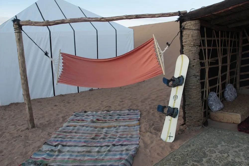 Family desert camp
