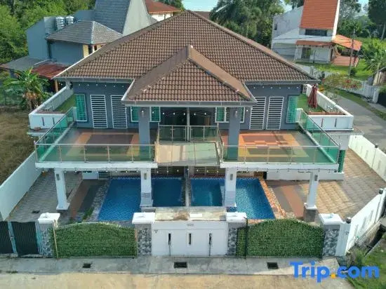 Hideaway Villa 20-46pax 9R9B PRIVATE POOL, KTV, BBQ, ARCADE GAMES, 3min to BEACH