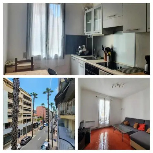 3P 60M2 Climatisé 2Min À Pied Plages Juan Les Pins