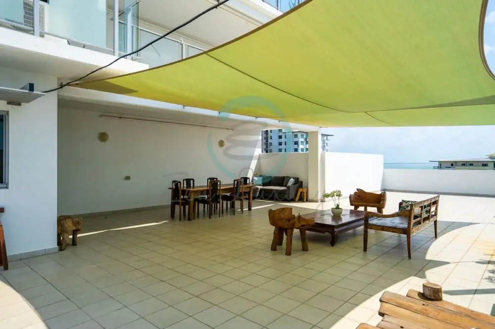 Zen Mitchell Rooftop Outdoor Dining Oceanview