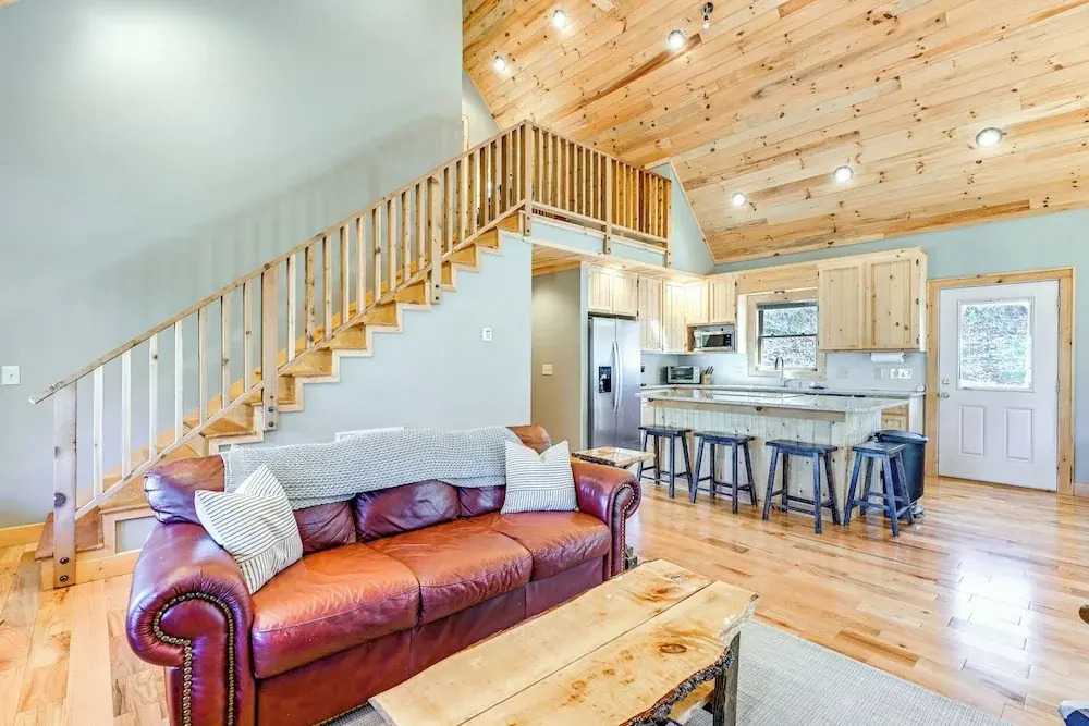 13 Mi to Cashiers! Family Cabin w/ Wraparound Deck