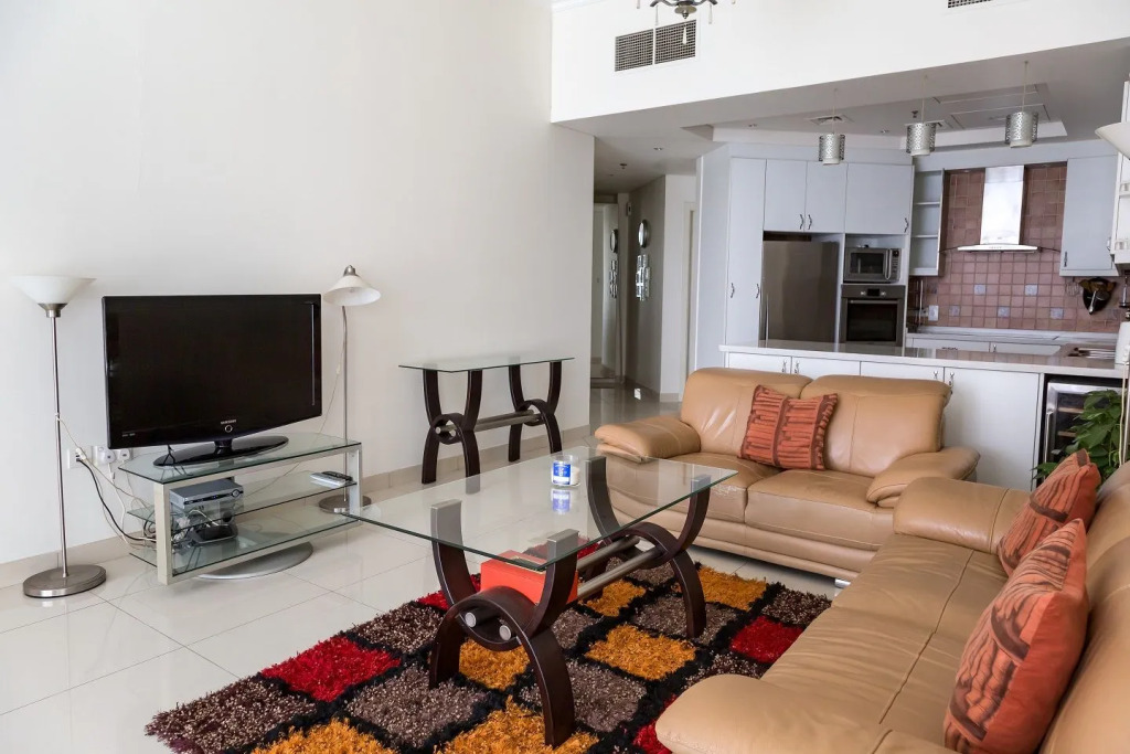 Water views from deluxe apartment in Dubai Marina