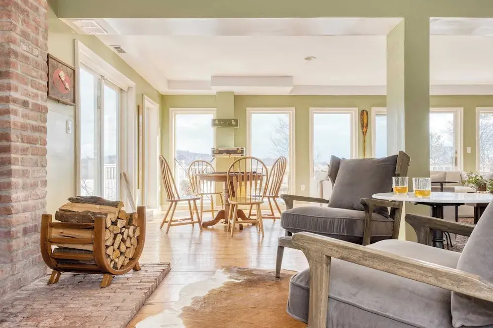 Historic & Secluded Estate on the Hudson River w/ Pool Sleeps 24 River House by Avantstay