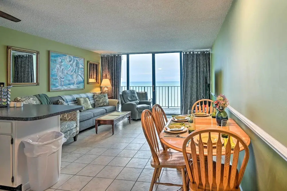 Murrells Inlet Condo w/ Ocean Views & Pool Access!