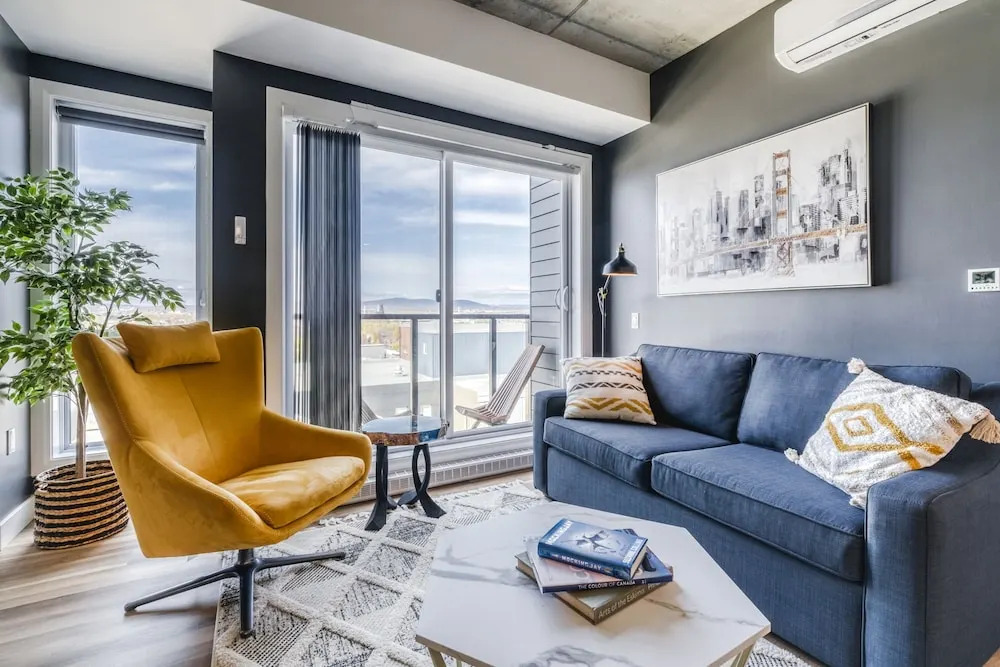 Appartement Luxe | Incredible Sunset View - Pool - Parking - Near Old Québec