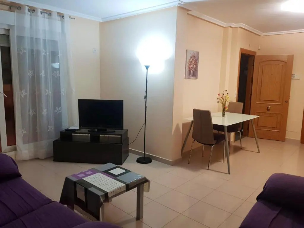 2 bedrooms appartement at San Javier 50 m away from the beach with sea view shared pool and furnished terrace