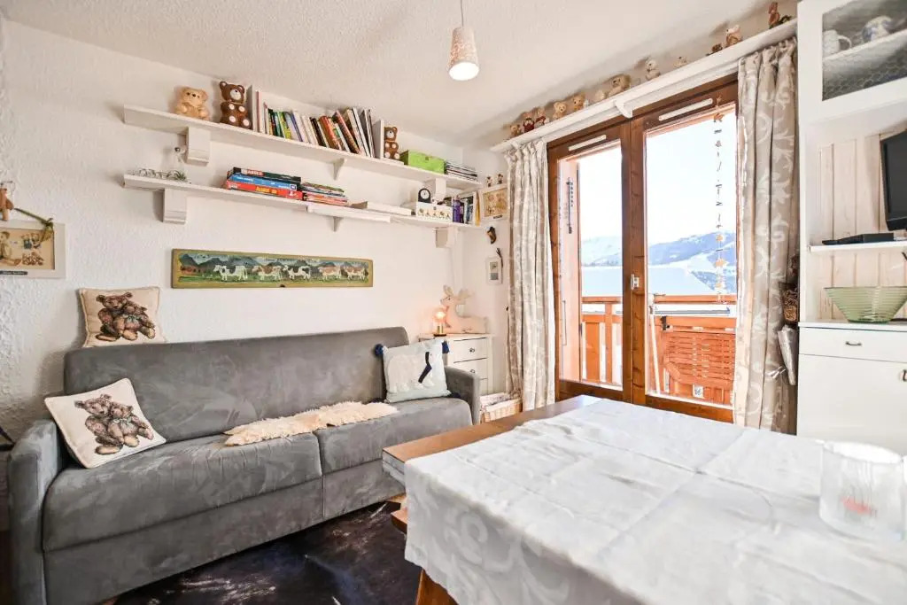 Studio With Balcony For 4 In Demi Quartier Megeve