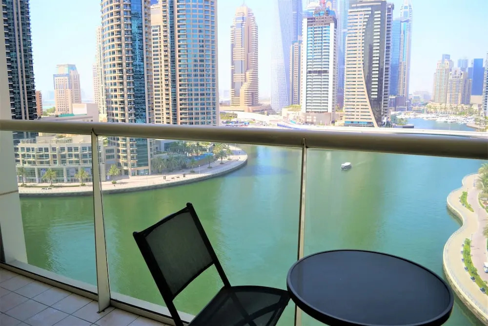 Fully Furnished 1BR with Balcony & Marina View - MRVW