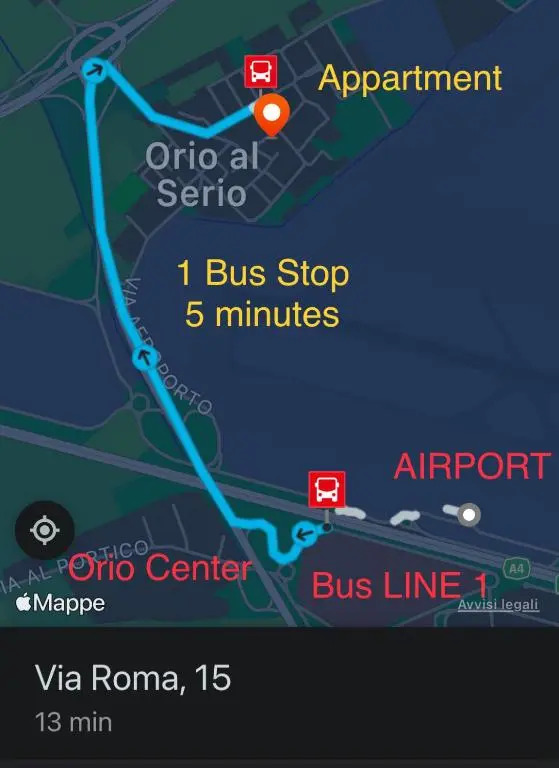 ORIO Bergamo 24h AIRPORT TOP APPARTMENT VICINO ALL'AEROPORTO