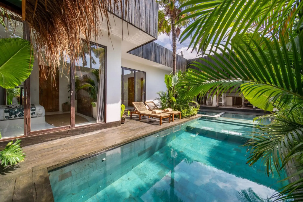 NEW! Rustic Interior design Private Villa 3 BR Umalas w staff 25 Disc