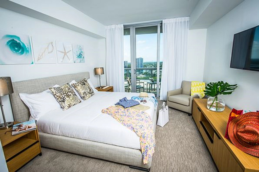 Three-Bedroom Beachwalk Resort Apartment