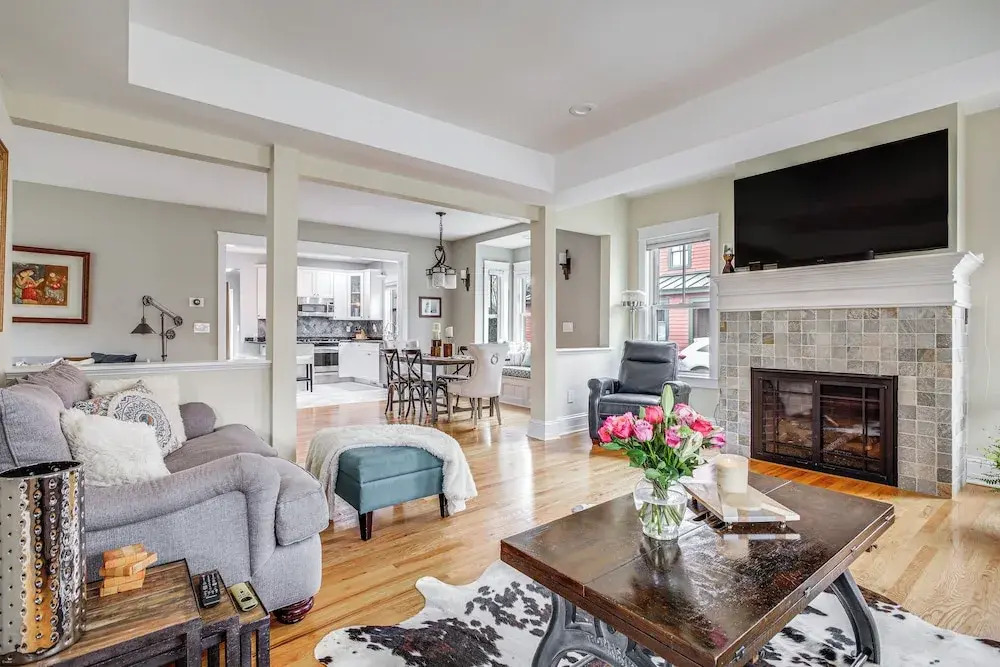 Elegant Saratoga Springs Stay: Walk to Town, Track