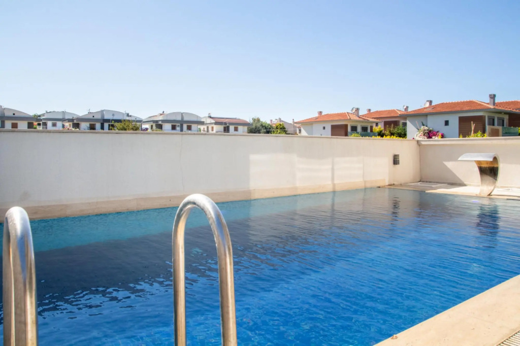 Sleek Villa with Private Pool and Garden in Cesme