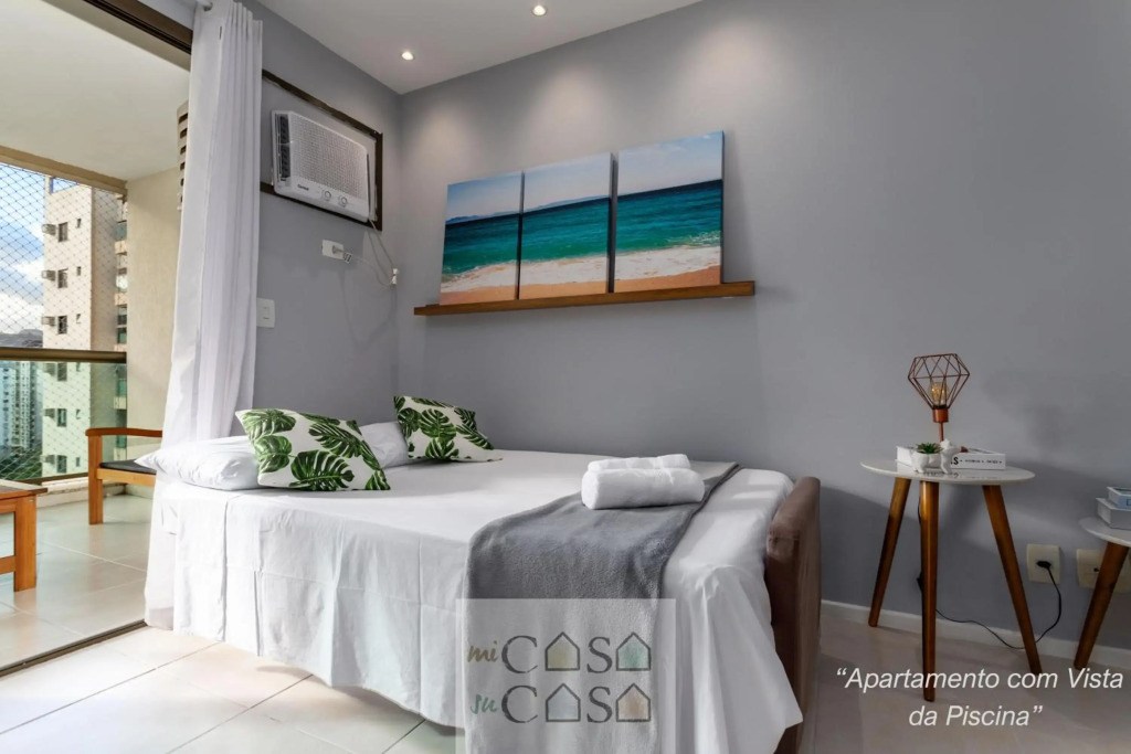 TOP 3 QUARTOS com Home Office Wi-Fi 120 mbps - ESTACIONAMENTO em Condominio com PORTARIA 24h, PARQUINHO INFANTIL, Piscina e Sauna - Apartamento com Ar Condicionado, SmarTV e Cozinha Completa