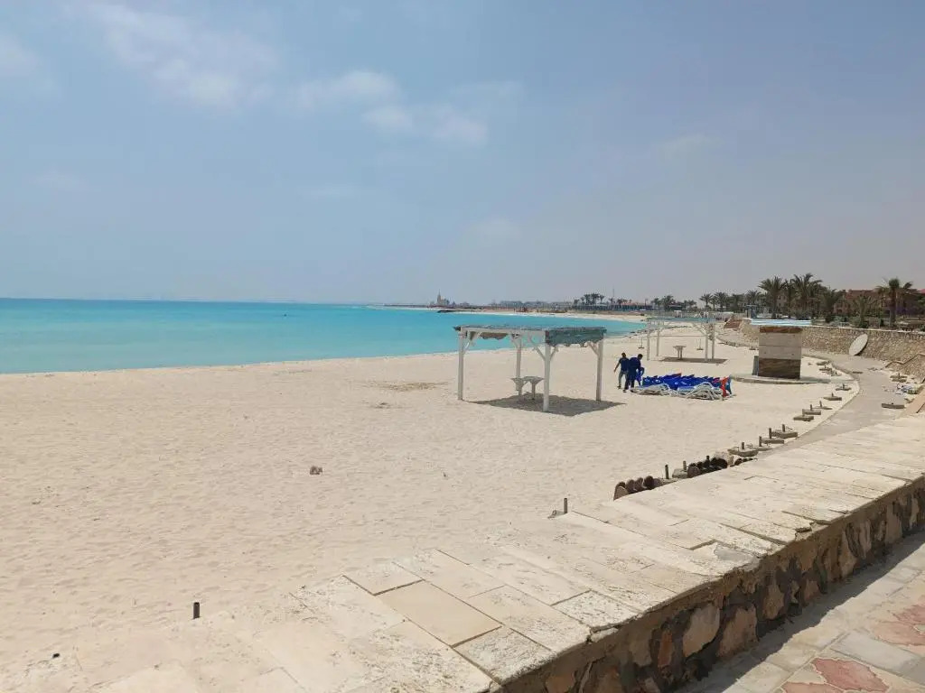 lazorde Bay chalet sea and pool view