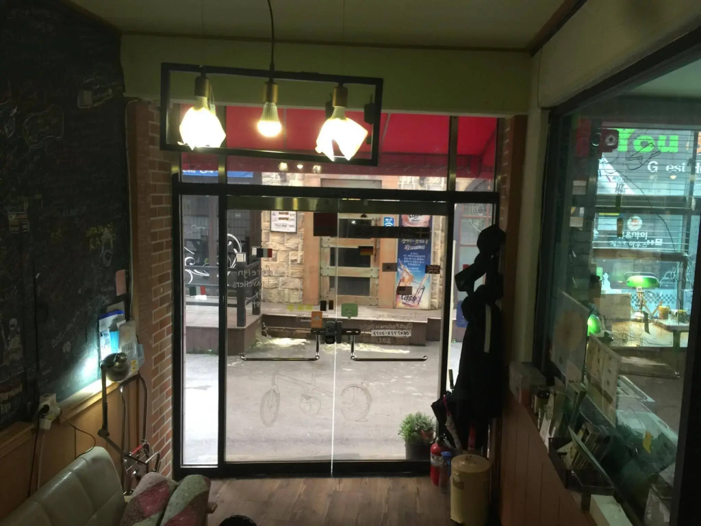 Backpackers in Jeju City Center