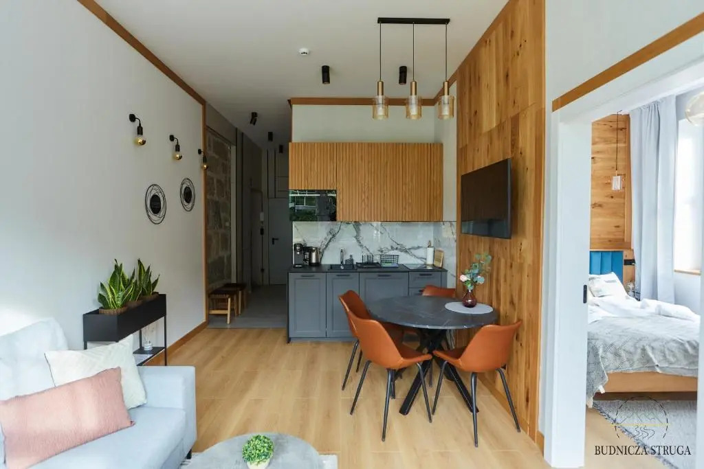 Apartament Budnicza Struga z Sauną i Parkingiem - 5D Apartamenty