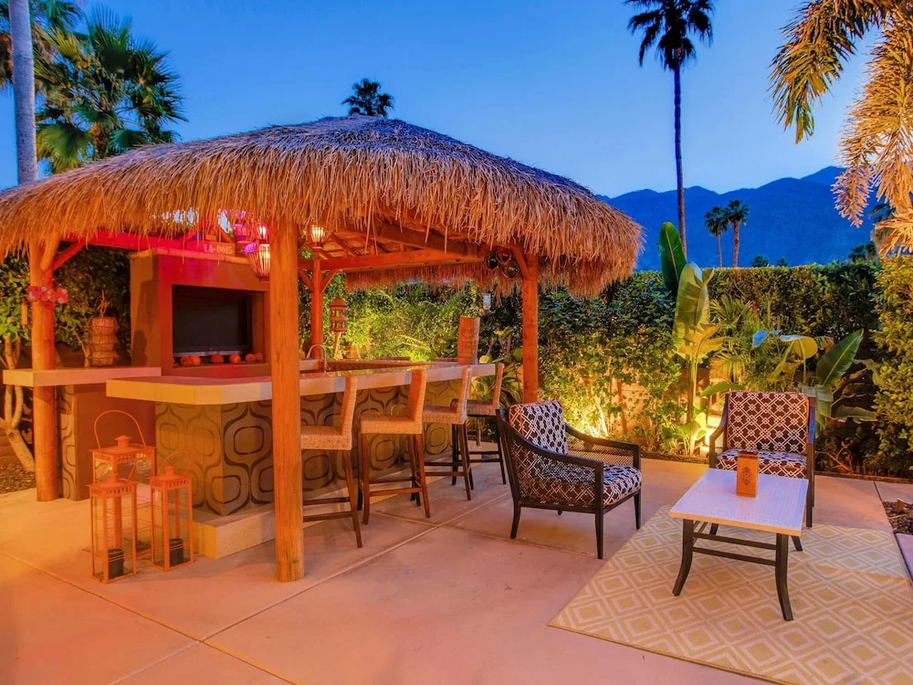 Sophisticated Tiki at Twin Palms