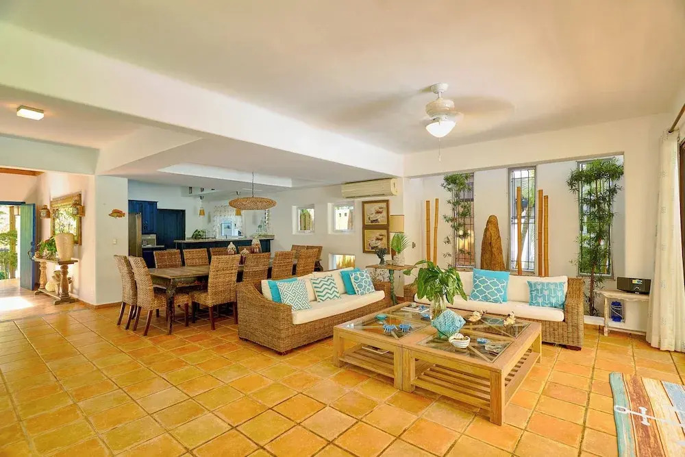 Beach Villa in El Portillo Sleeps 12