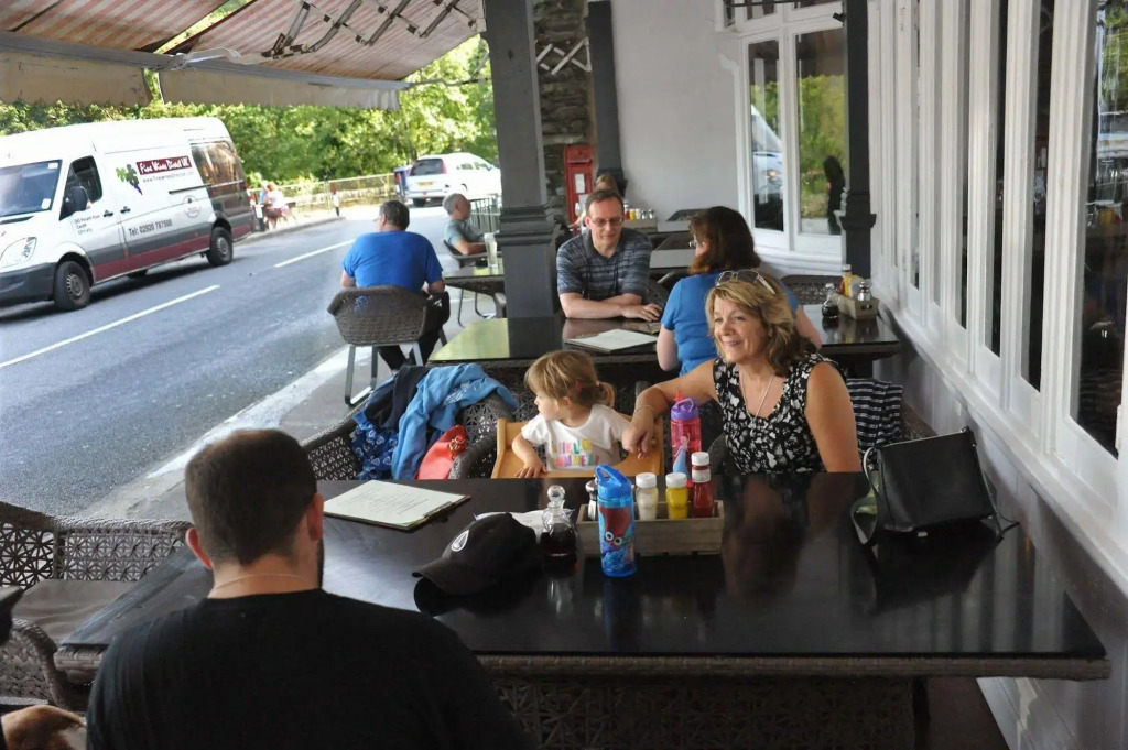 Devils Falls at the Luxury Hafod Hotel Aberystwyth