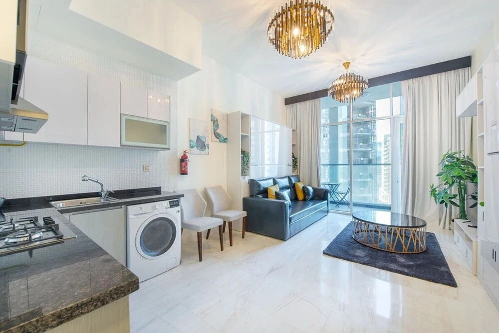 Awesome Studio Apartment With Burj Khalifa View at Business Bay