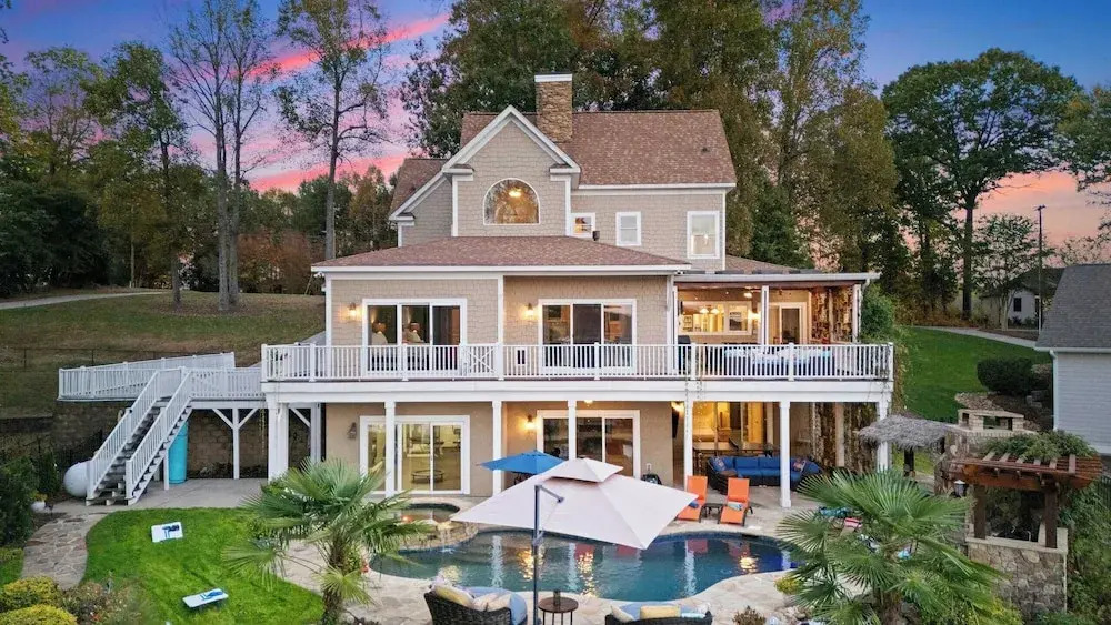 Lake Norman Retreat w/ Pool, Hot Tub & Private Dock Lake Life Cove by Avantstay