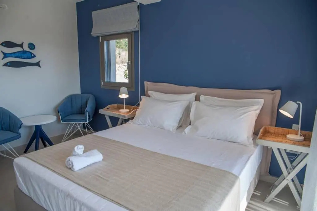 New Villa Blue with private pool at Trapezaki