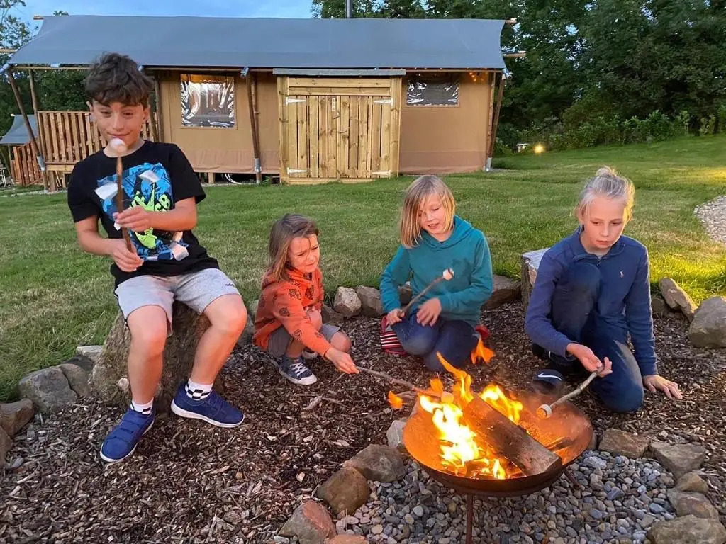 Little North Field Family Safari Tent Glamping near Harrogate
