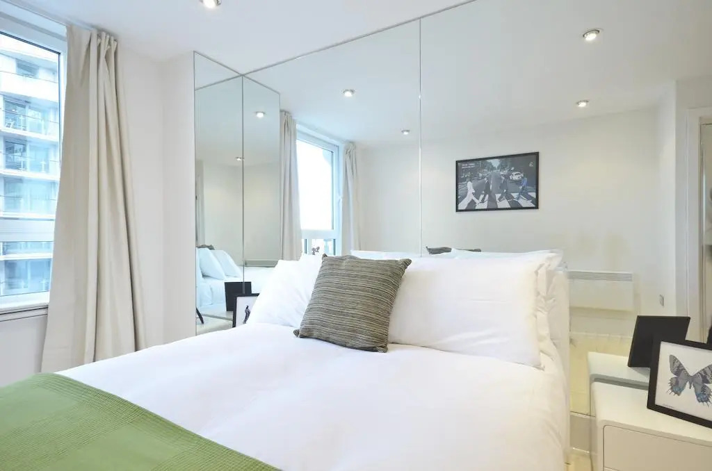 Riverside Apartments by River Thames, in Central London