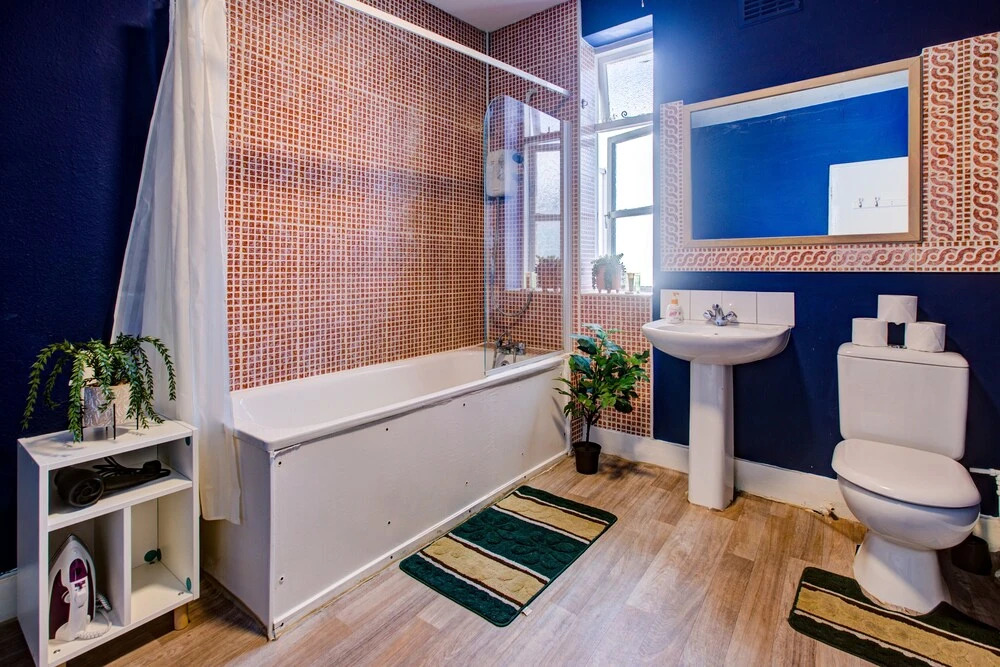 2-bedroom and Living Room Budget Apartment