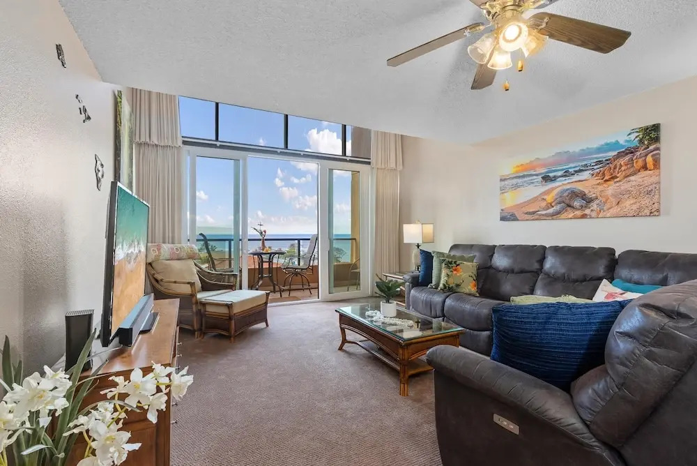 Kahana Villa E609 · KV E609 Remodeled Island Style 2BD w Ocean V