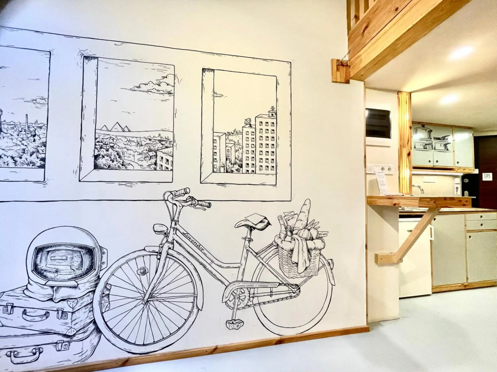 Lavender Circus Hand Drawn Apartments