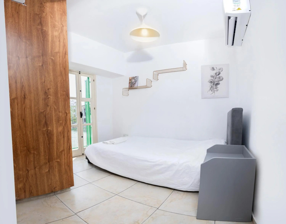 City center studio with terrace view