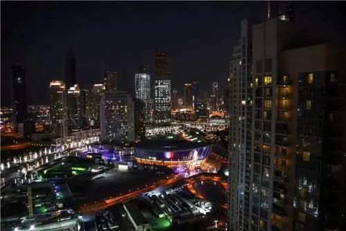Downtown Apartments with Fountain and Burj Khalifa View